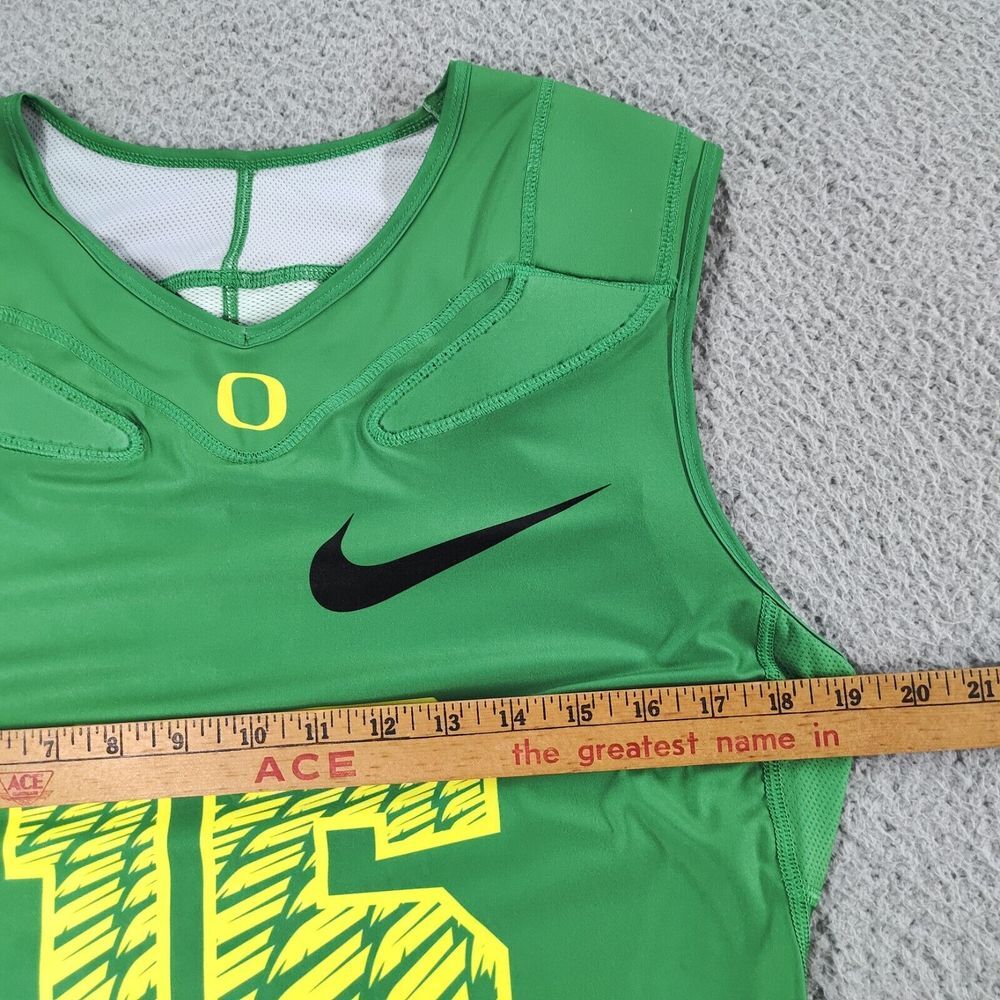 Nike Oregon Ducks Football Shirt Large Padded Digital Vapor Speed 826498 NEW - Picture 11 of 16
